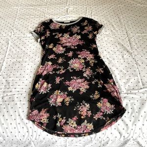 Floral Tshirt Dress